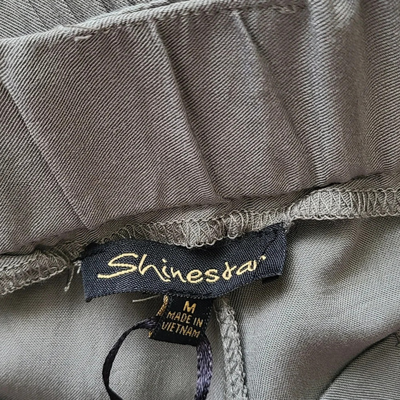NWT Shinestar Pants womens size M(army color) - Picture 5 of 11